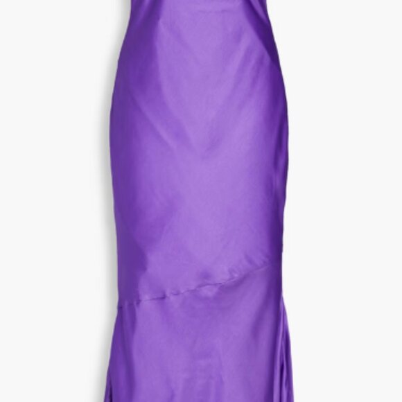 Colleen Purple Halterneck Maxi Dress - US20 - Picture 4 of 4
